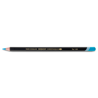 Akvarelová pastelka Derwent Chromaqua, Teal / Tmavá modrozelená (Teal)