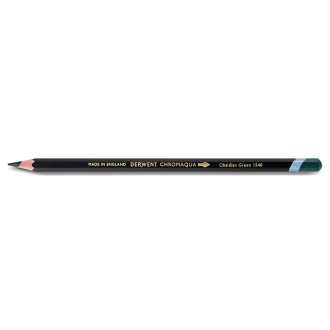 Akvarelová pastelka Derwent Chromaqua, Obsidian Green / Obsidiánová zelená