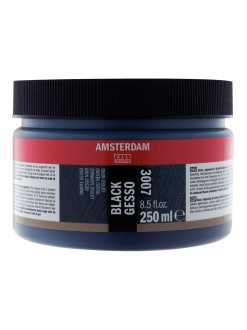 Černý šeps Amsterdam Black Gesso, 250 ml