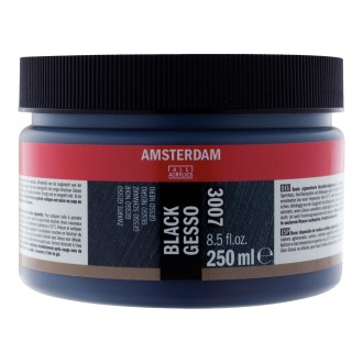 Černý šeps Amsterdam Black Gesso, 250 ml