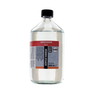 AMSTERDAM Závěrečný lak pro olej a akryl - lesklý 1 l