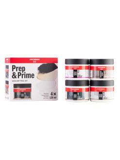Sada pro přípravu plátna Amsterdam Prep&Prime, 4 x 120 ml