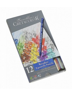 Cretacolor akvarelové pastelky - progresso, 12ks