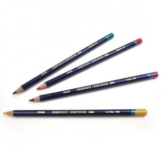 Derwent Inktense akvarelové pastelky - různé barvy, 1300 TEAL GREEN
