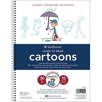 Jak se naučit kreslené postavy - Výuková kniha
