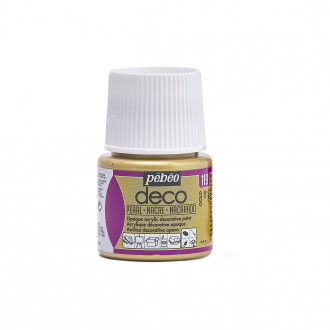 PÉBÉO DECO Akrylová barva 45 ml Perleťová tekutá, 119 - gold / zlatá