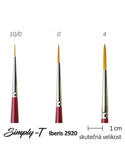 Štětec Iberis - špičatý krátký, 0