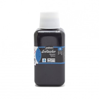 Setacolor Opaque (krycí) 250 ml, 19 Black / Černá