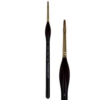 Akvarelový štětec Simply-T Academy, plochý, lasička, 2