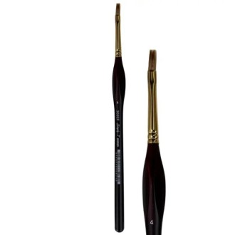 Akvarelový štětec Simply-T Academy, plochý, lasička, 4