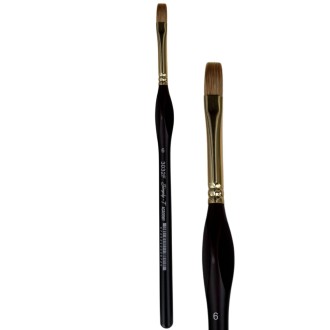 Akvarelový štětec Simply-T Academy, plochý, lasička, 6