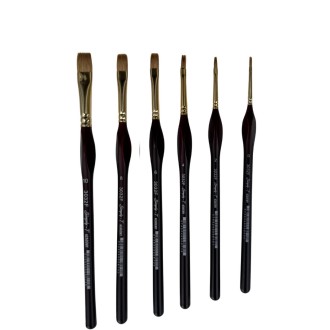 Akvarelový štětec Simply-T Academy, plochý, lasička