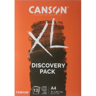 Canson XL Discovery Pack Dessin & Croquis A4 12 listů