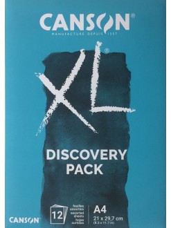 Canson XL Discovery Pack Aquarelle & Mixed Media A4 12 listů