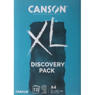 Canson XL Discovery Pack Aquarelle & Mixed Media A4 12l
