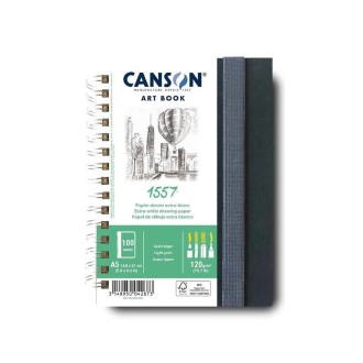 Canson XL Book 1557 skicový blok (A5, 120 g, 50 listů)