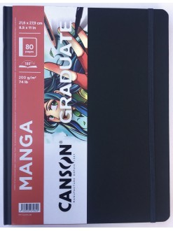 Graduate Book Manga skicák, 21,6x27,9cm