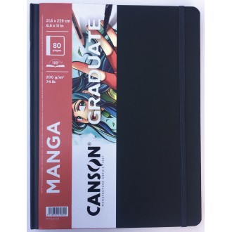 Graduate Book Manga skicák 21,6x27,9cm 80l S 200g