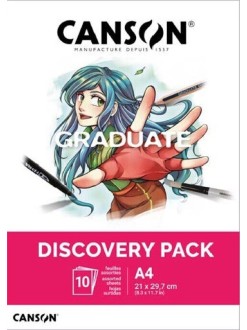 Canson Discovery Pack Graduate Manga A4 10 listů