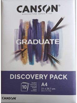 Canson Discovery Pack Graduate Mixed Media A4 10 listů