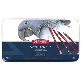 Derwent Pastel pencils - sada pastelových tužek 72 ks