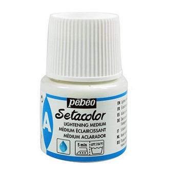 Zesvětlovací médium pro barvy na textil Setacolor (lightening medium) 45 ml