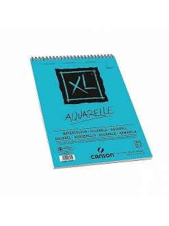 Canson XL Aquarelle skicák,kroužková vaz.(300g,A4,30archů)