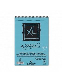 Canson XL Aquarelle skicák,kroužková vaz.(300g,A5,20archů)