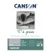 Canson C a grain skicák lepený A4 30 listů 250g/m2, 21x29,7cm šedý
