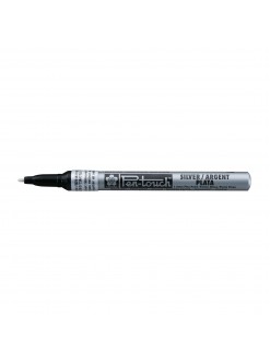 Sakura Pen-Touch, lihový fix - tenký (1 mm), Stříbrná - silver