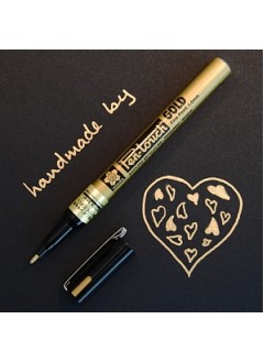 Sakura Pen-Touch, lihový fix - medium (2 mm), Zlatá - gold