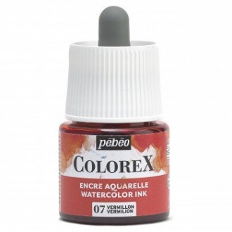 Akvarelový inkoust Pébéo Colorex 45 ml, 07 - Vermilion