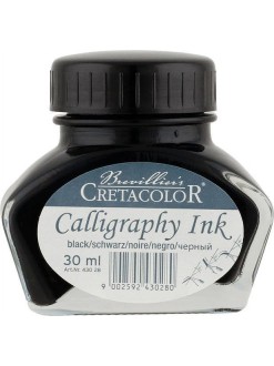 Cretacolor kaligrafický inkoust černý 30 ml