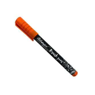 Artmagico akrylový fix se štětečkovým hrotem (brush pen), oranžová