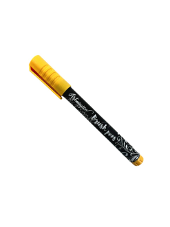 Artmagico akrylový fix se štětečkovým hrotem (brush pen), sluneční žlutá