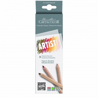 Cretacolor studio line pastel pencils set portrait