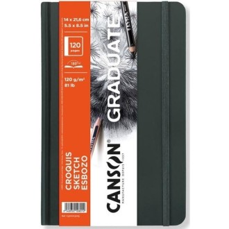 Canson Graduate Book Croquis - skicák v pevné vazbě (krémový, 14 x 21,6 cm, 120 stran)