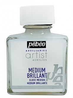 Lesklé médium pro akrylové barvy 75 ml