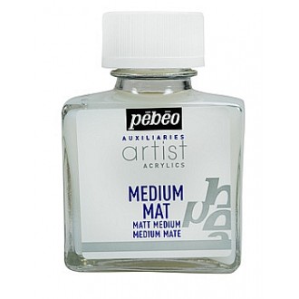 Matné médium pro akrylové barvy 75 ml