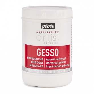 Pébéo Artist One Coat Gesso extra bílé 1 l