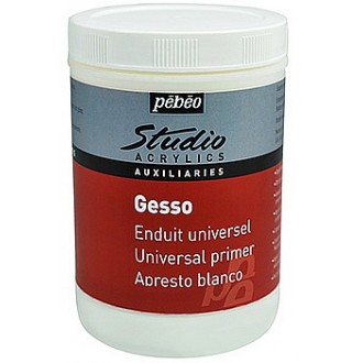 Studio Gesso univerzální akrylový šeps bílý 250/500 ml / 1l, 1 l