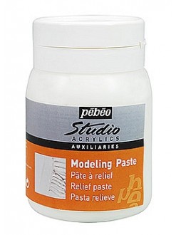 Pébéo Studio modelovací pasta pro akrylové barvy, 500 ml