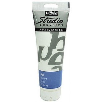 Studio Lesklý gel pro akrylové barvy 250 ml