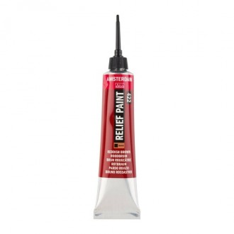 Amsterdam reliefní barva v tubě 20 ml, 422 Reddish Brown