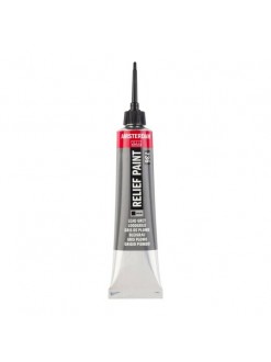 Amsterdam reliefní barva v tubě 20 ml, 736 Lead Grey