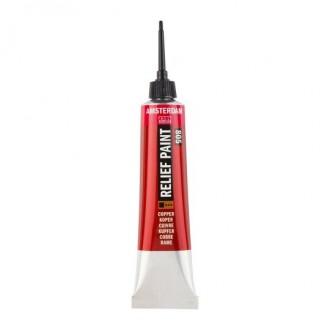 Amsterdam reliefní barva v tubě 20 ml, 805 Copper