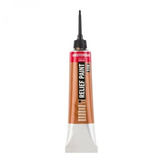 Amsterdam reliefní barva v tubě 20 ml, 811 Bronze