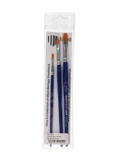 LINEO set tří štětců, hobby řada, syntetický, 4,8,12