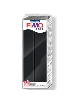 FIMO soft černá 350 g blok
