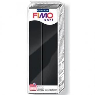FIMO soft černá 350 g blok